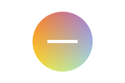 A generated badge: a circular gradient on a transparent background with a white bar across it, used to show what each format does with transparency and with hundreds of shades. Shown as PNG.